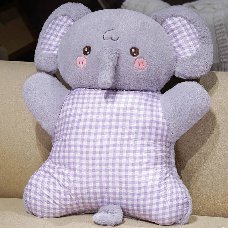 Cozy Elephant Pig Bunny Cushion Plushie
