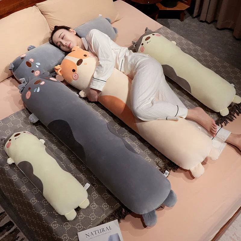 Biscuit the Chonky Long Dog Bolster Leg Pillow