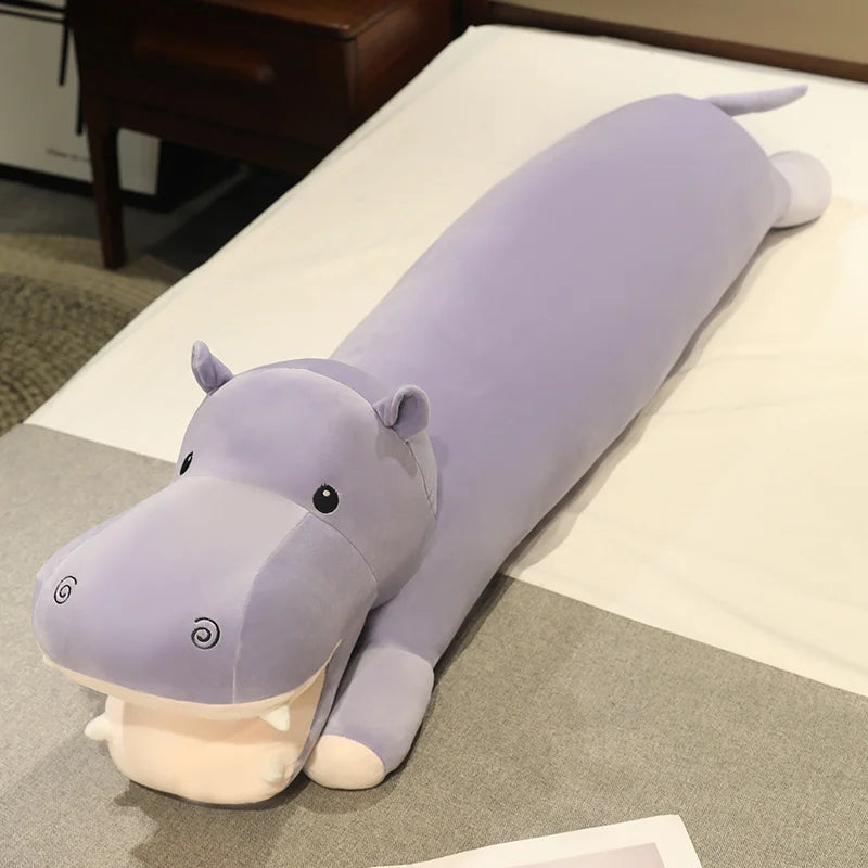 Humphrey the Giant Soft Kawaii Hippo Snuggle Plushie
