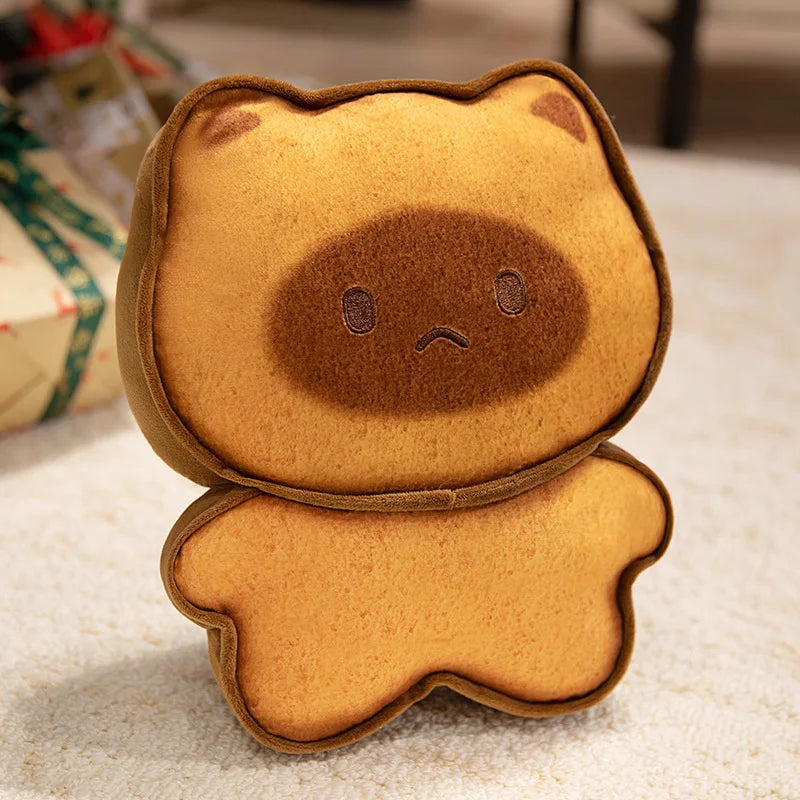 Bready the Kawaii Toast Cat Biscuit Plush