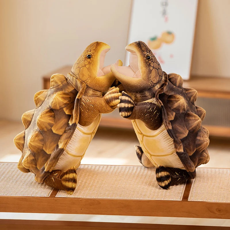 Snappy the Kawaii Lifelike Alligator Snapper Turtle Plushie