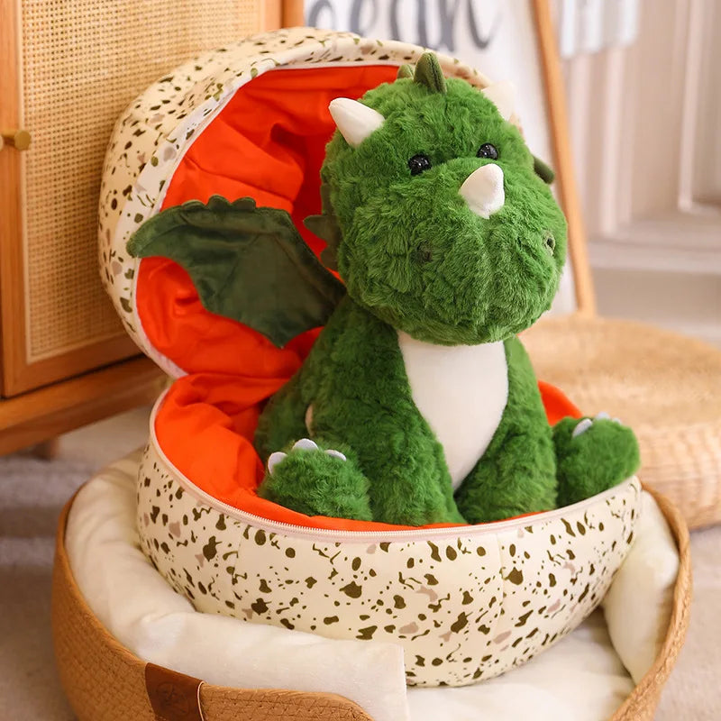 Dino the Kawaii Baby Dragon Egg Hug Plush