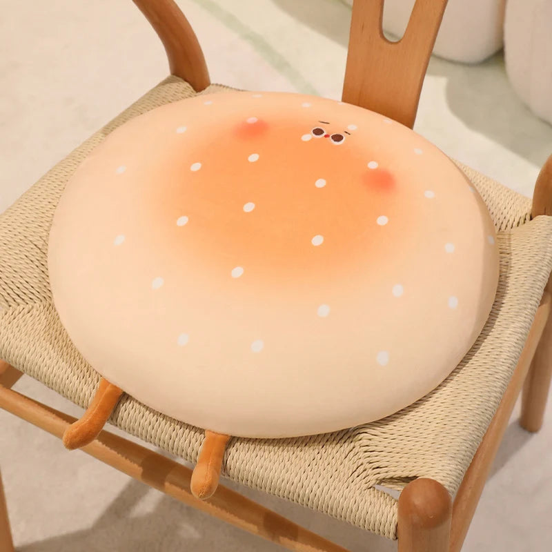 Cookie Stack Bread Seat Cushion Plushie