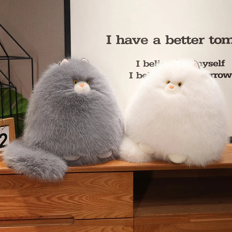 Velvety Soft Cat Snuggle Plush Pillow