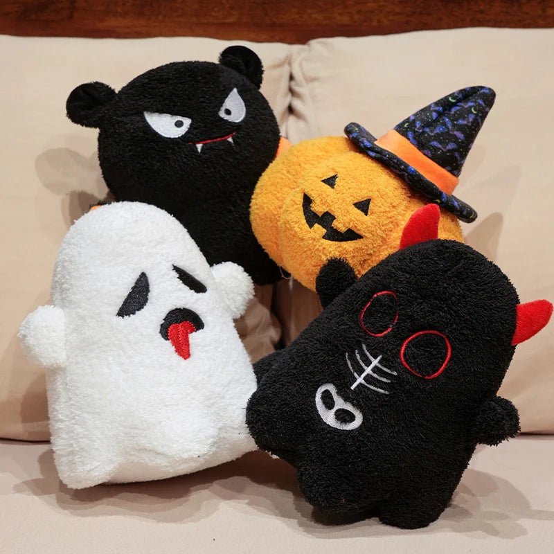 Haunted Ghost Devil Bat Kawaii Halloween Plushie Set