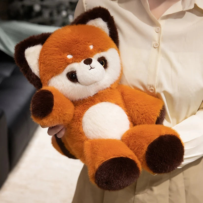 Maple the Cozy Fluffy Red Panda Raccoon Kitten Plushie