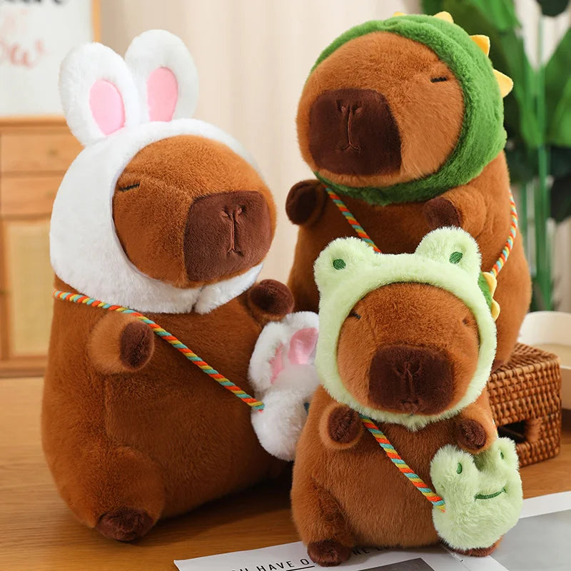 Capy the Shape-Shifting Frog Capybara Plush