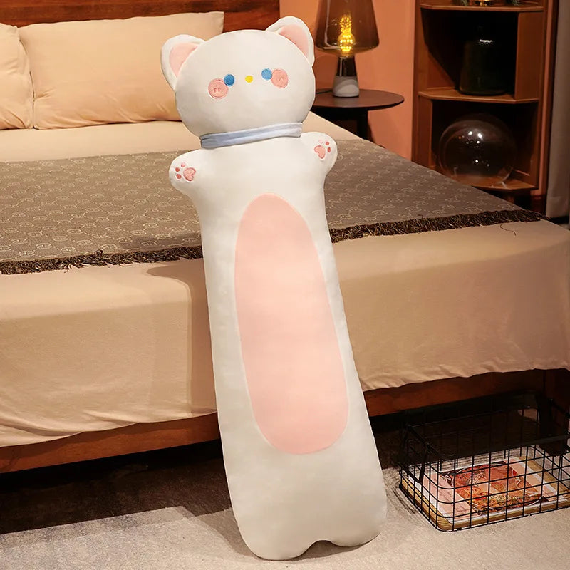 Noodle the Kawaii Long Fox Cat Rabbit Snuggle Plush Pillow