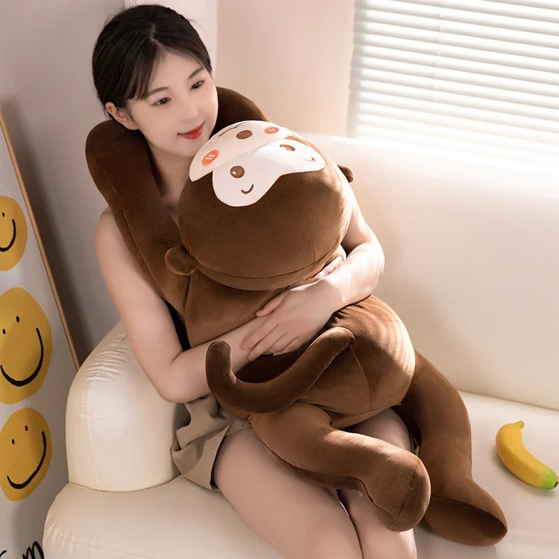 Bongo the Long Arm Banana Monkey Sofa Plushie