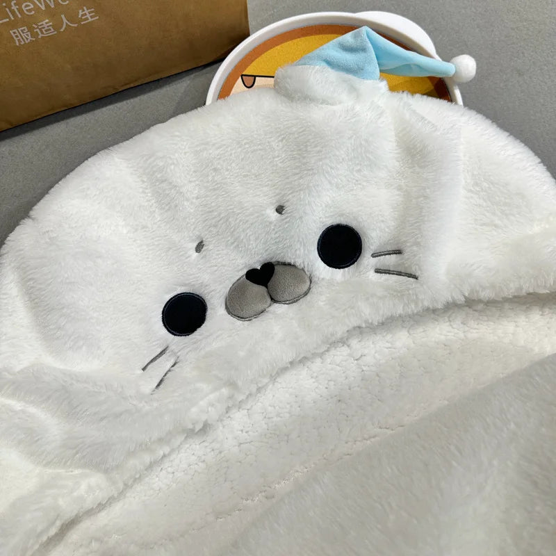 Sealey the Kawaii Soft Cloak Seal Cape Plush