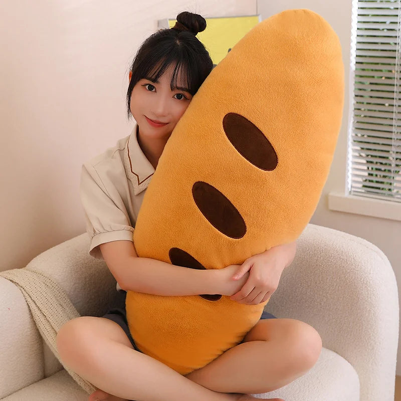 Bready the Long Bread Shaped Sleeping Plush Pillow