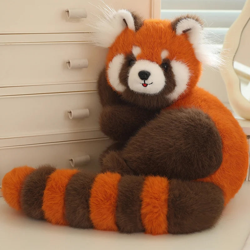 Maple the Realistic Lying Red Panda Plush