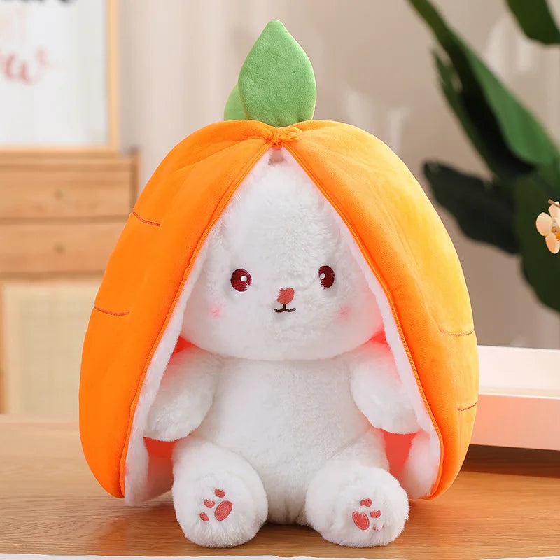 Bun Bun the Bunny Hiding in Strawberry Bag Plush