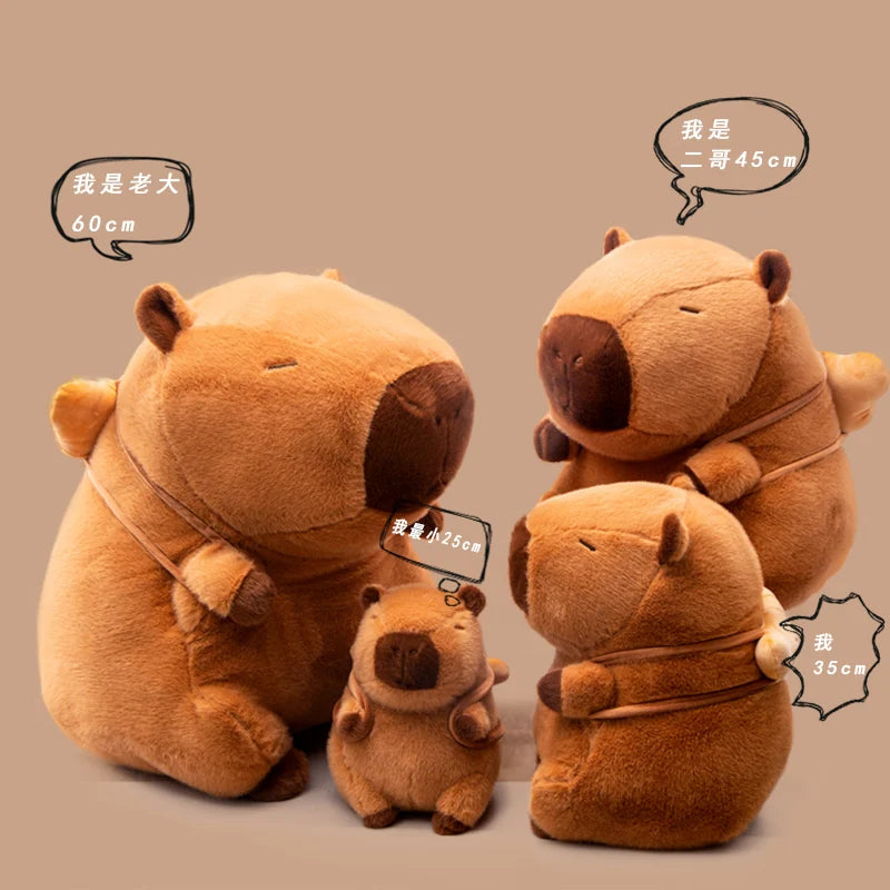 Capy the Kawaii Foodie Croissant Baguette Capybara Plush