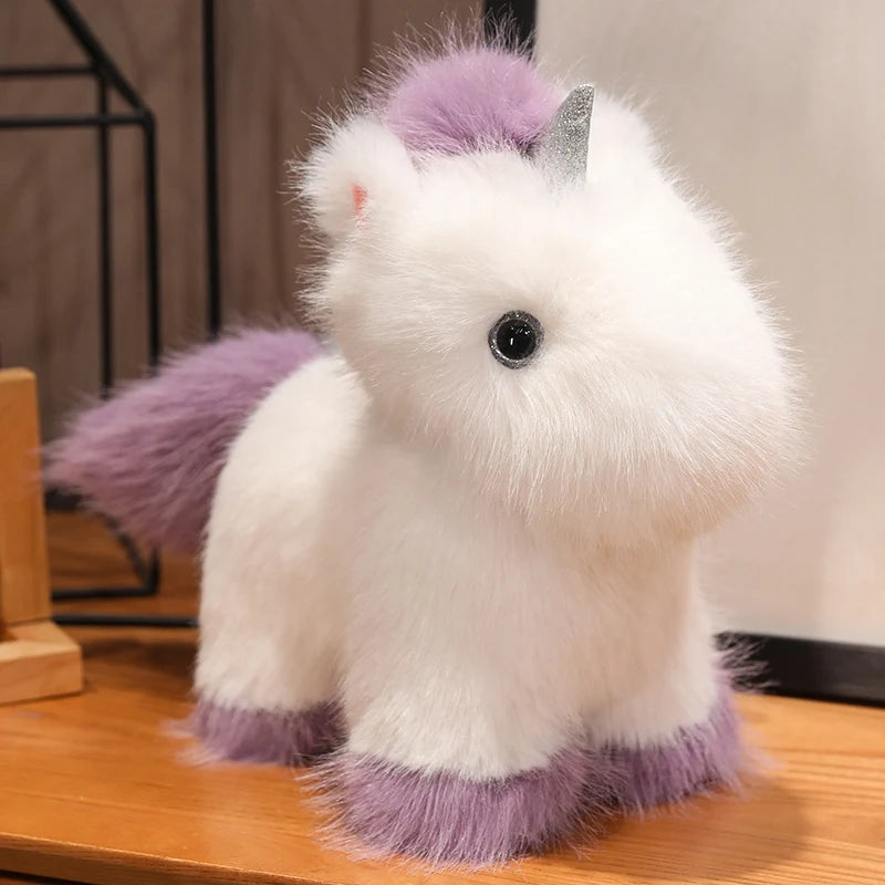 Sparkle the Fluffy Simulation Unicorn Horse Plushie
