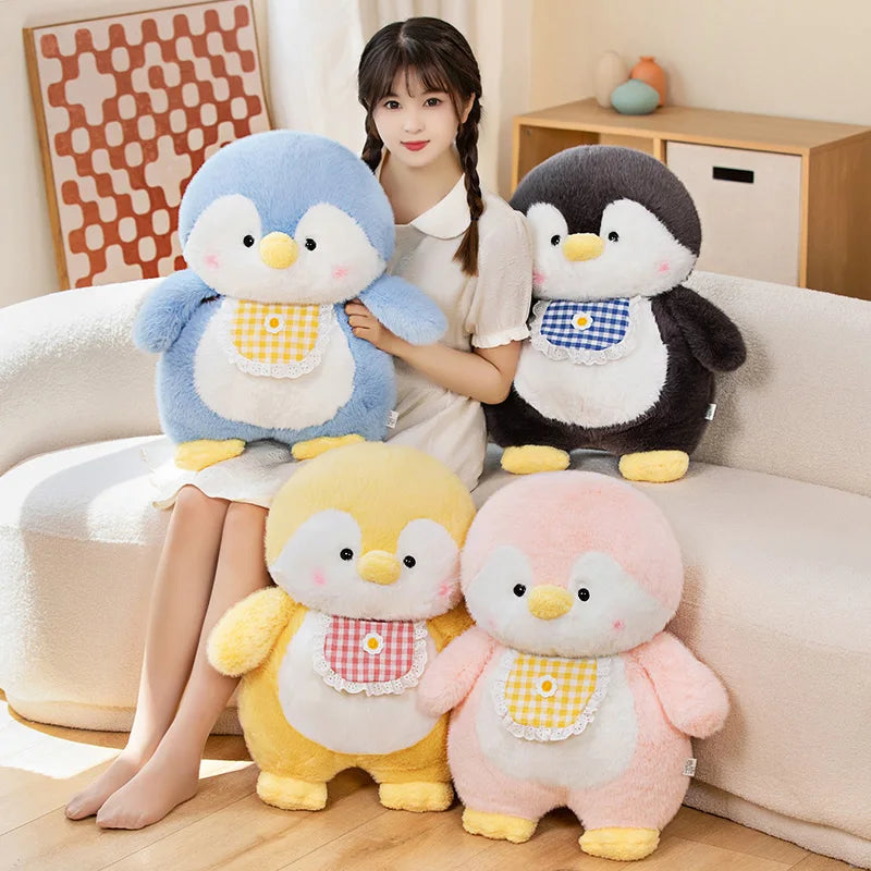 Fluffy the Cuddly Fluffy Hair Penguin Plush