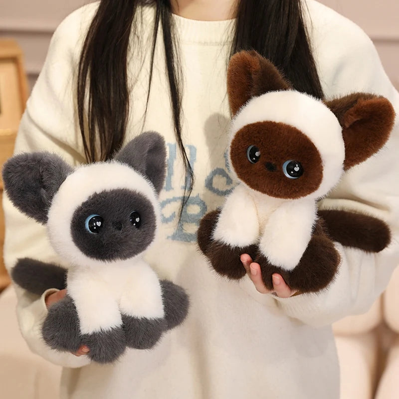 Suki the Kawaii Siamese Cat Hug Snuggle Plush Pillow