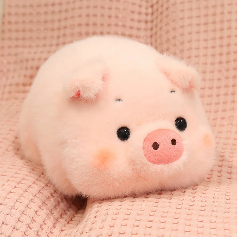 Pinky the Chubby Bow Pig Soft Plush Throw Pillow