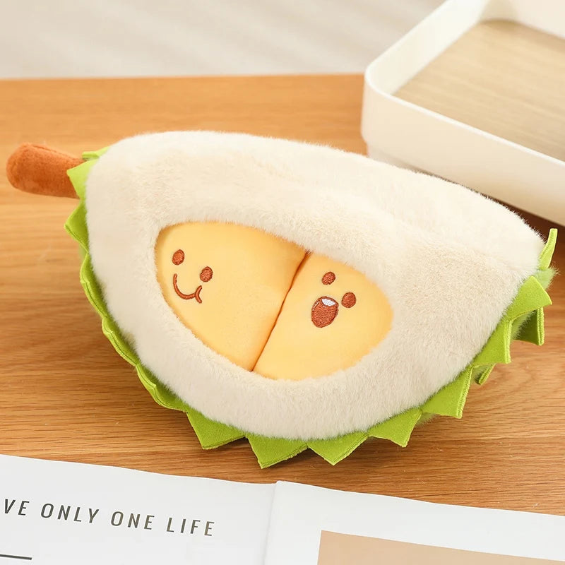 Durian the Tearable Fruit Cartoon Plush Pillow