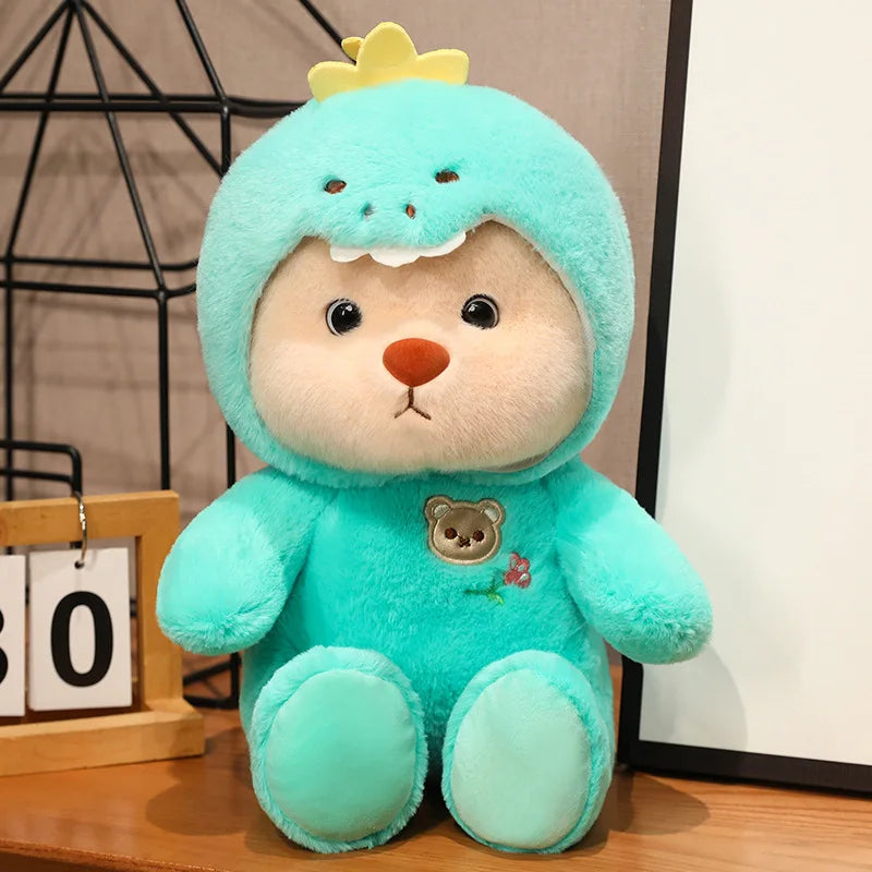 Kawaii Dressed-Up Pig Dino Bear Cosplay Plushie Collection