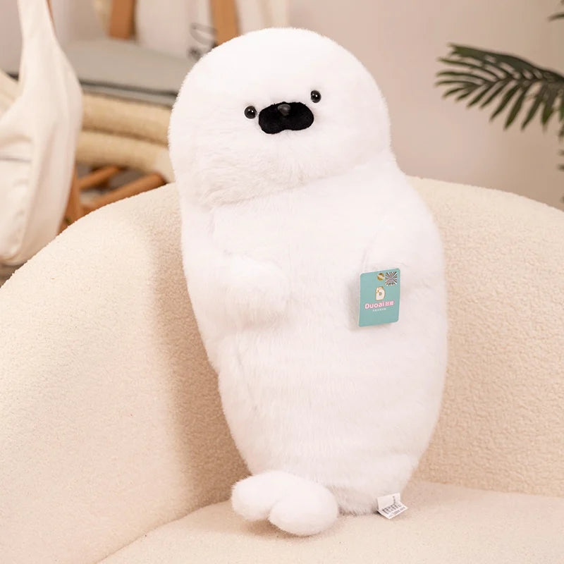 Snowy the Kawaii Lifelike Seal Sea Otter Plushie