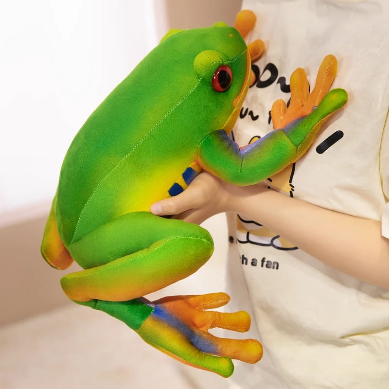 Ribbit the Chonky Kawaii Realistic Frog Plushie