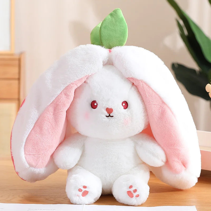 Bun Bun the Bunny Hiding in Strawberry Bag Plush