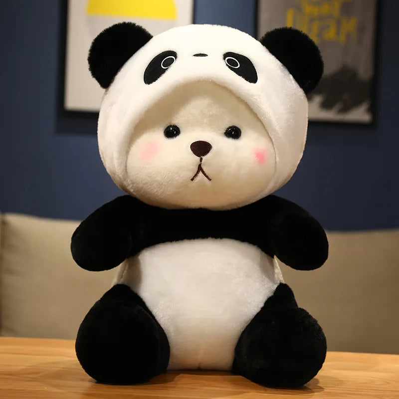 Panda the Hooded Cosplay Bear Sitting Kawaii Plushie