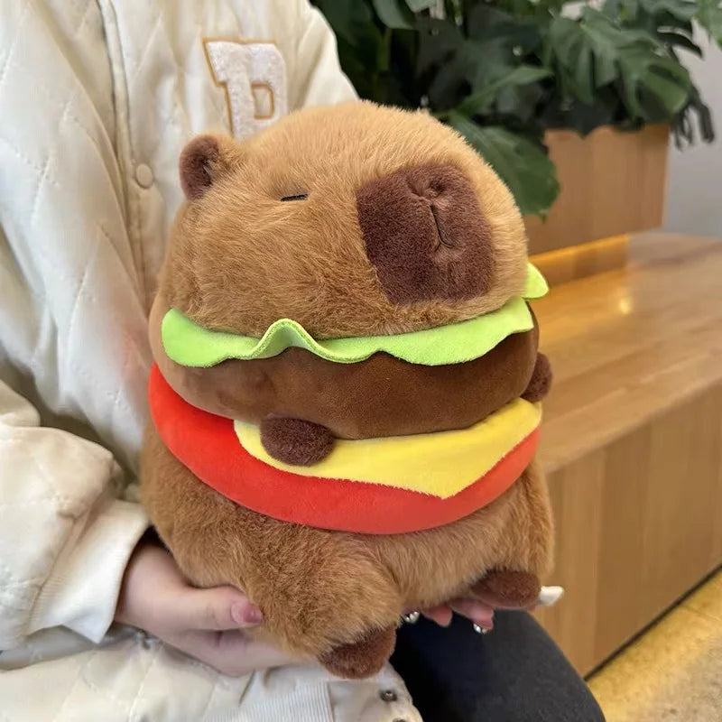 Capy the Kawaii Hamburg Dog Capybara Snuggle Plushie