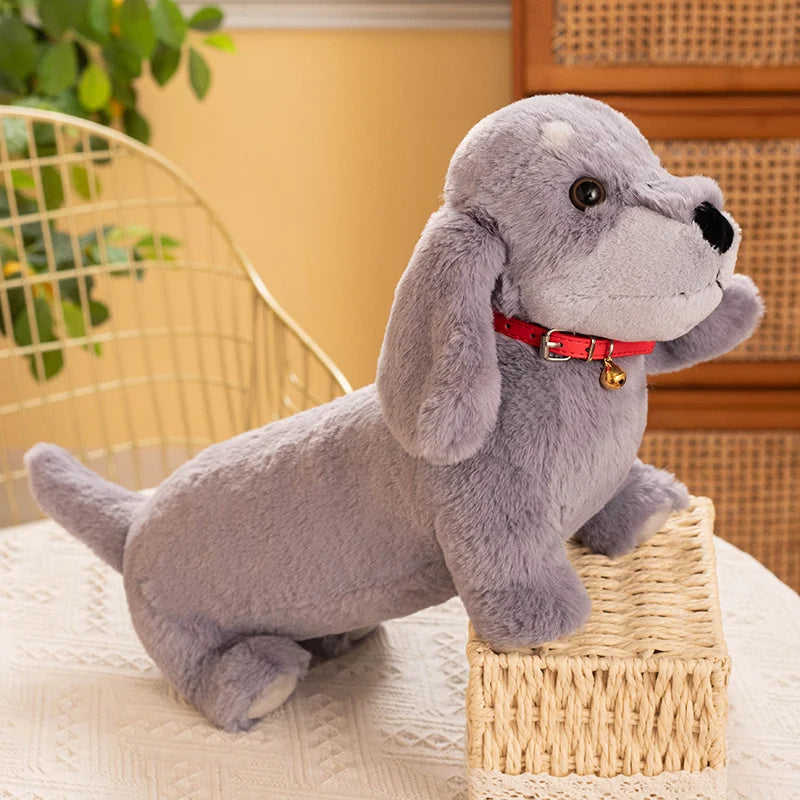 Slinky the Kawaii Lifelike Dachshund Badger Dog Snuggle Plushie