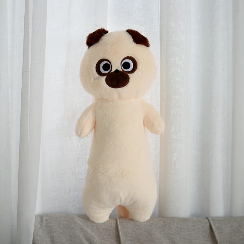Long Kawaii Sleeping Cat Puppy Cozy Nap Plush Pillow