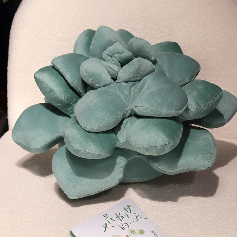 Lifelike Potted Succulent Kawaii Plushie Pillow