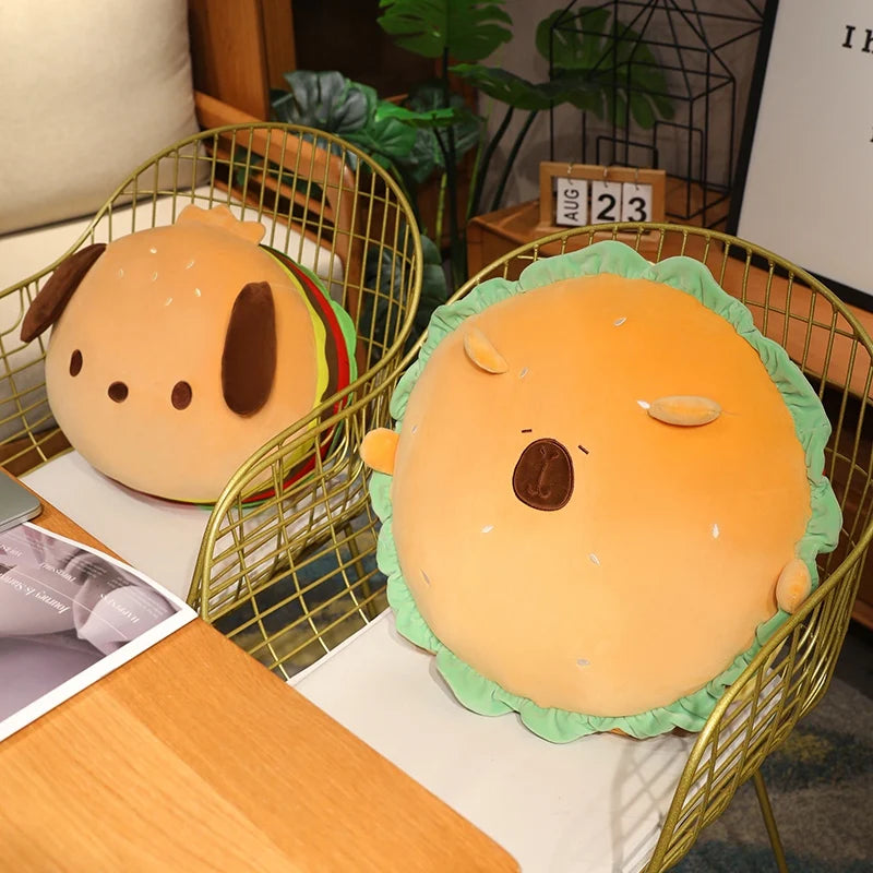 Capy the Chubby Round Capybara Snuggle Plush Pillow
