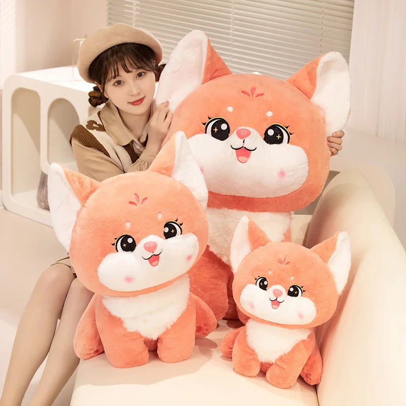 Amber the Huggable Long-Tail Fox Plushie