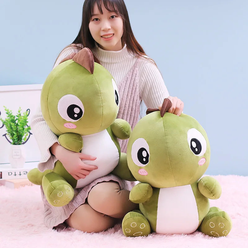 Chonky the Kawaii Big-Eyed Dinosaur Dino Snuggle Plush Pillow