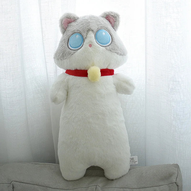 Long Kawaii Sleeping Cat Puppy Cozy Nap Plush Pillow