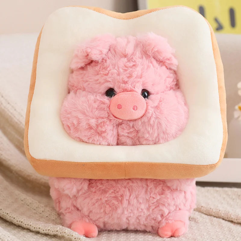 Piggy the Veggie Hat Bread Carrot Pumpkin Pig Plushie