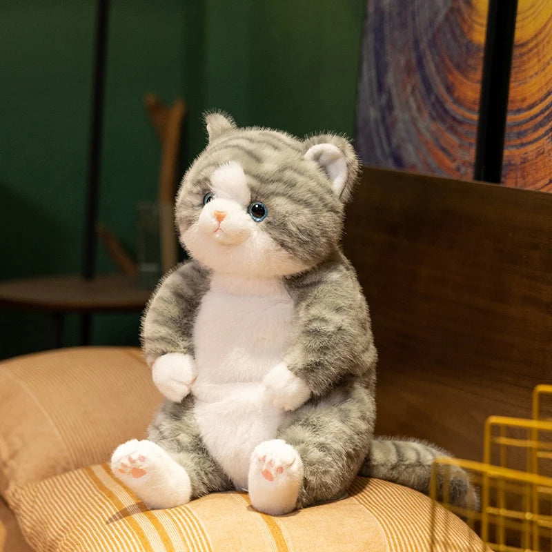 Mochi the Kawaii Sitting Cat Snuggle Plush Pillow