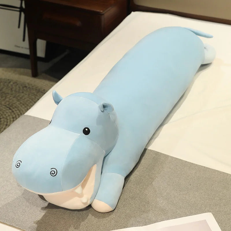 Humphrey the Giant Soft Kawaii Hippo Snuggle Plushie