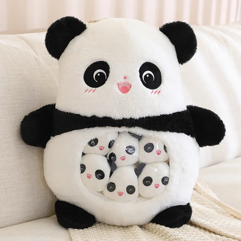 Kawaii Mini Koala Bunny Dino Snuggle Plushie Bag Set