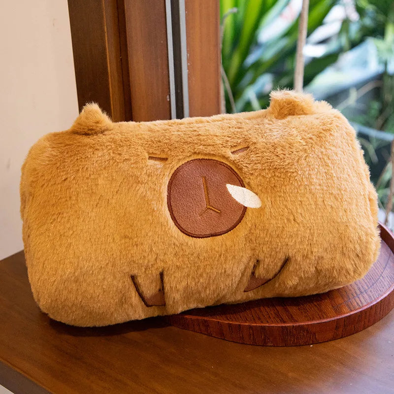 Cozy Warming Kawaii Capybara Plushie Pillow