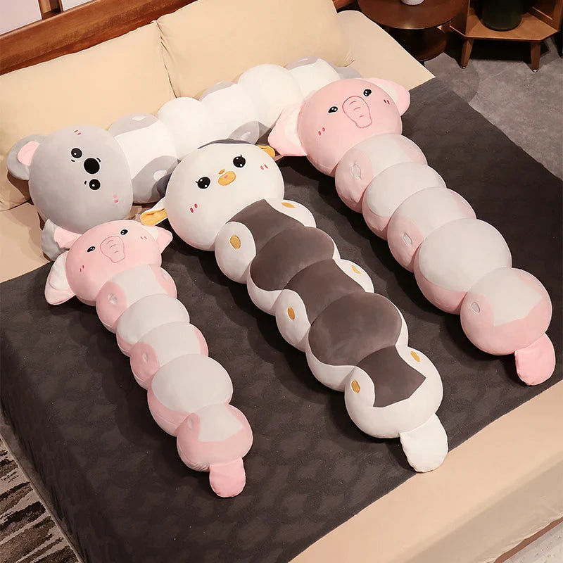 Snoozy Kawaii Long Cat Koala Elephant Sofa Snuggle Pillow