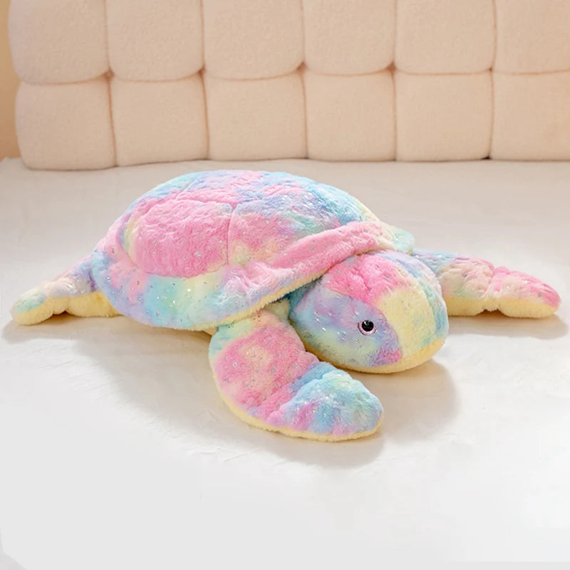 Colorful Chubby Turtle Kawaii Plushie Pillow