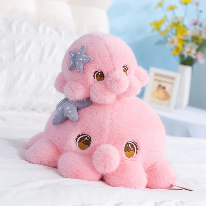 Squishy Kawaii Octopus Starfish Sea Snuggle Plushie