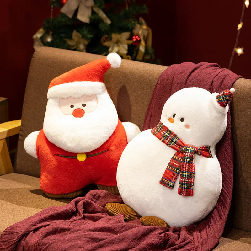Santa the Christmas Snowman Elk Tree Festive Plushie