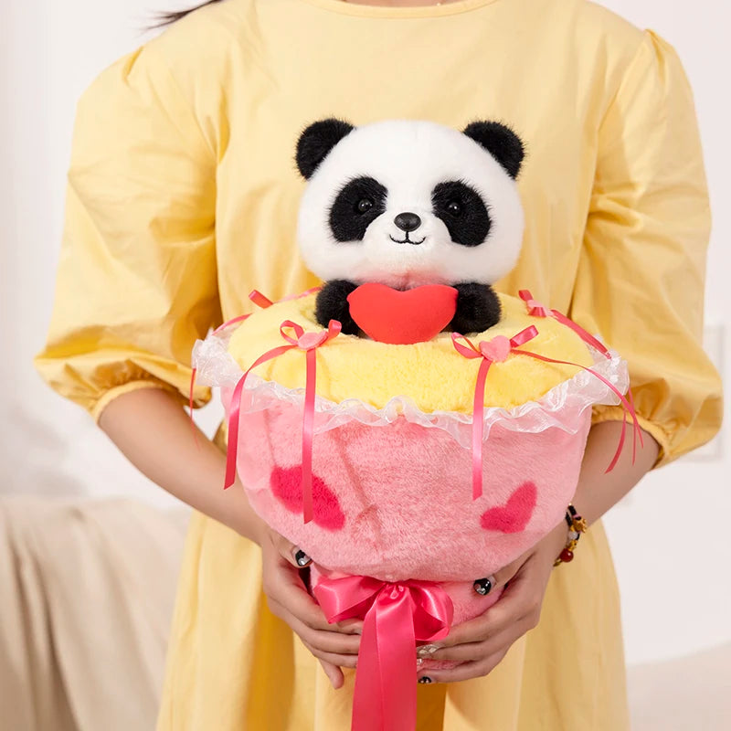 Bloom the Bouquet Kawaii Panda Plushie