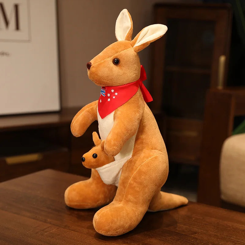 Joey the Kawaii Mother and Baby Kangaroo Plush