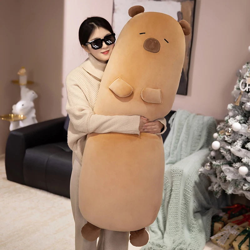Capo the Chonky Long Capybara Leg Pillow Plush