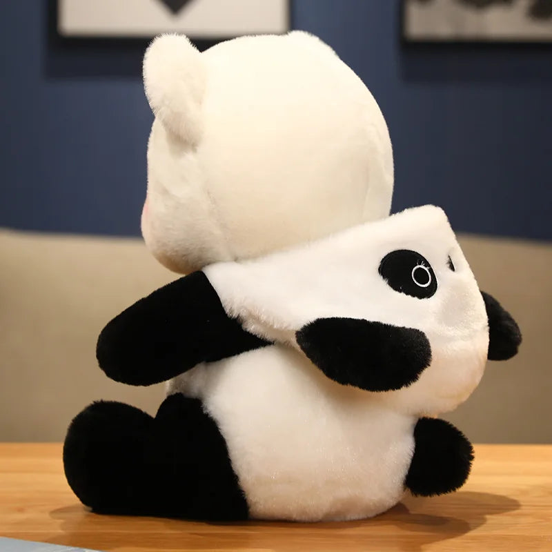 Panda the Hooded Cosplay Bear Sitting Kawaii Plushie