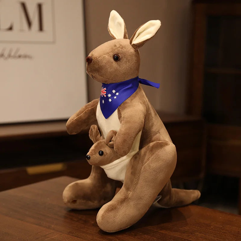 Joey the Kawaii Mother and Baby Kangaroo Plush